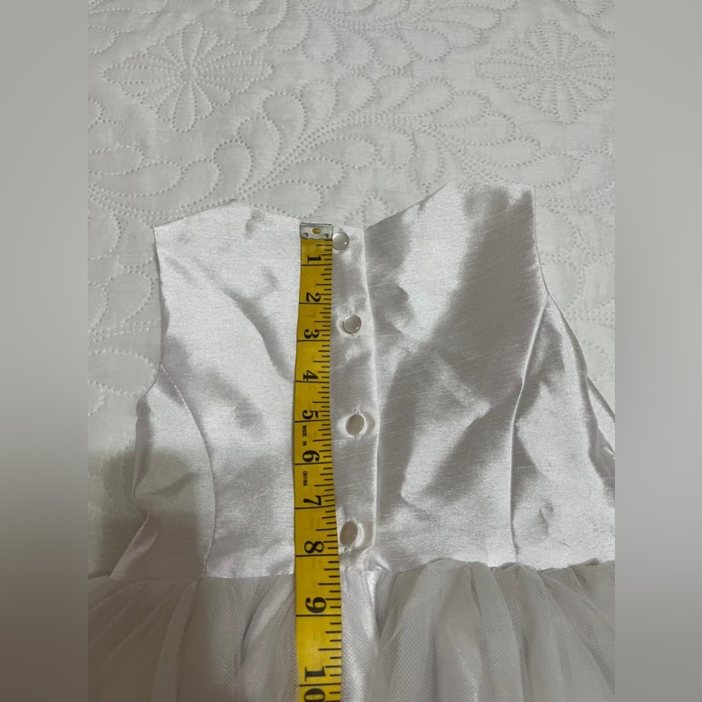 David's Bridal White Gown For Girl - Picture 14 of 16